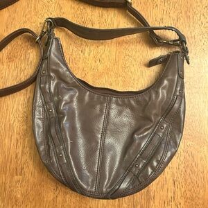 Liz Claiborne Brown Leather Shoulder Bag